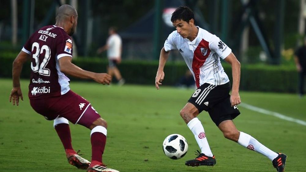 Un golazo para empezar: River le ganó al Saprissa 1 a 0 con gol de Fernández