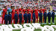 Los jugadores de Irán no cantaron el himno en el Mundial Qatar 2022.Foto: Revista Panenka (Twitter)