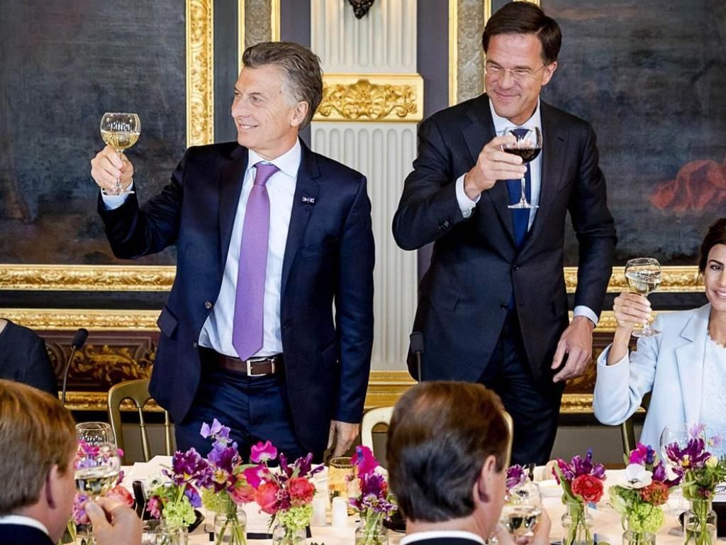 Macri en Holanda