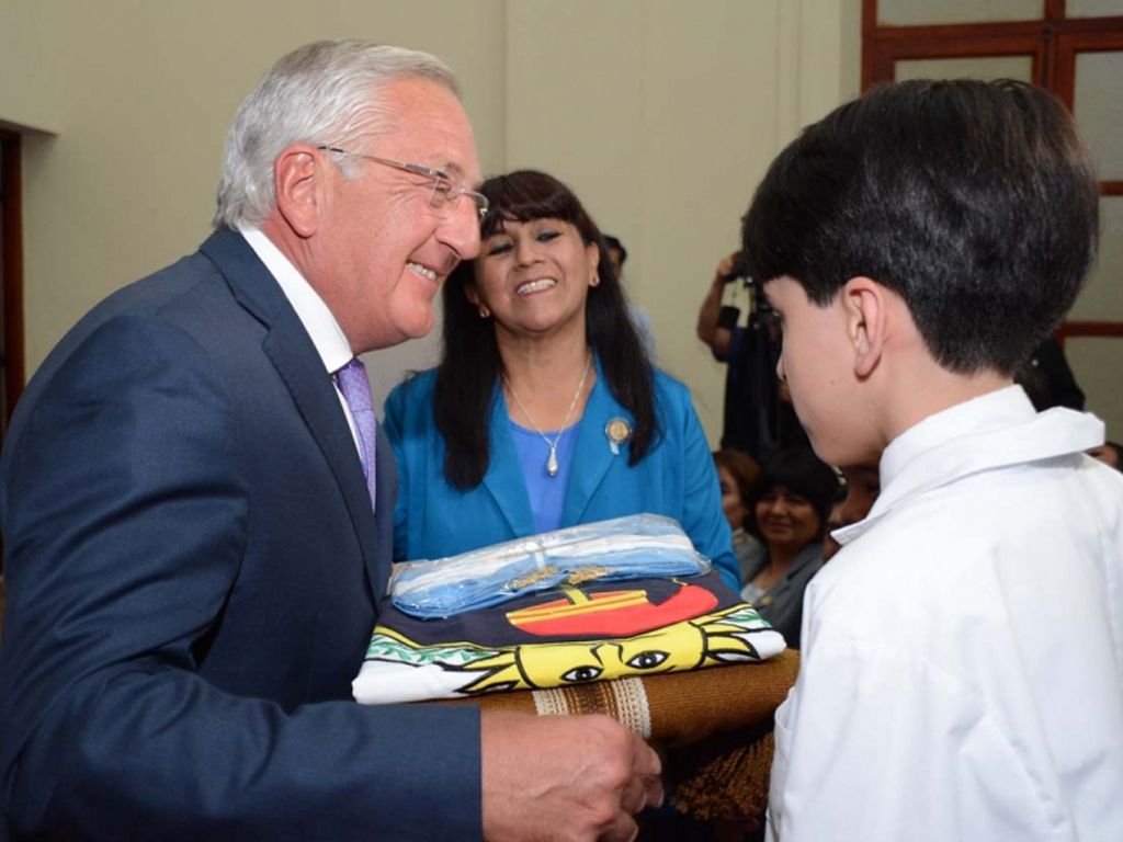 Fellner en el acto de inauguración
