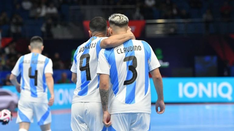 Argentina le ganó a Francia y jugará la final del Mundial de futsal