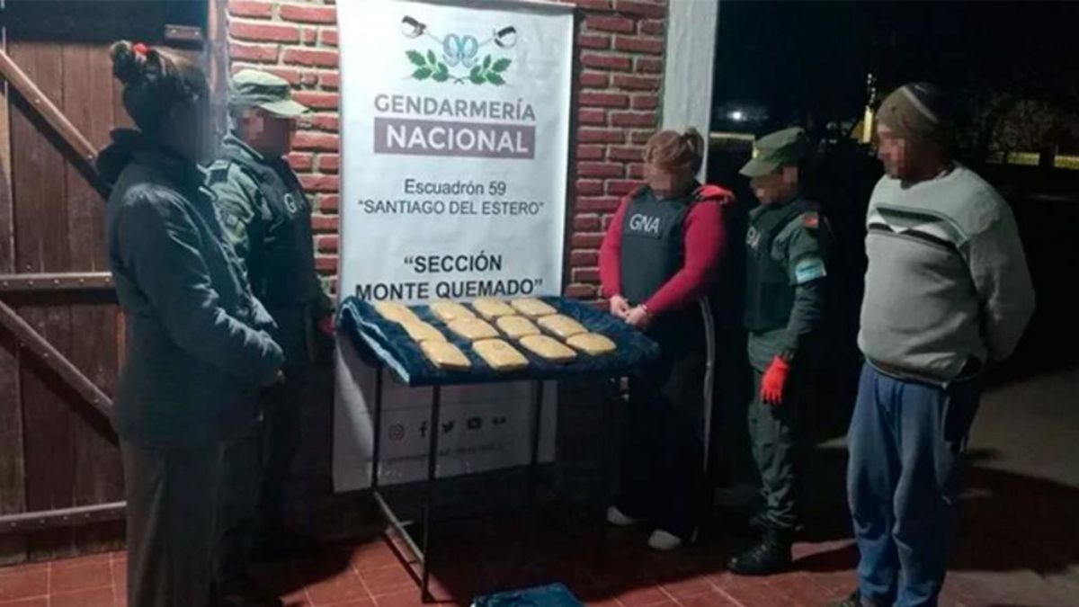 Detienen a una mujer y le secuestran cocaína valuada en $262 millones en el departamento Copo.