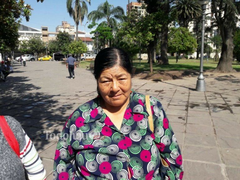 Madre del submarinista Anibal Tolaba