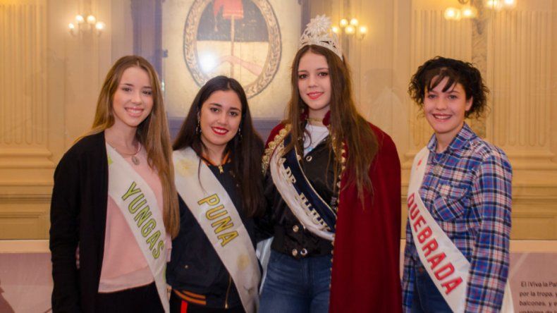 La Reina provincial y las embajadoras difundirán la cultura e historia jujeña