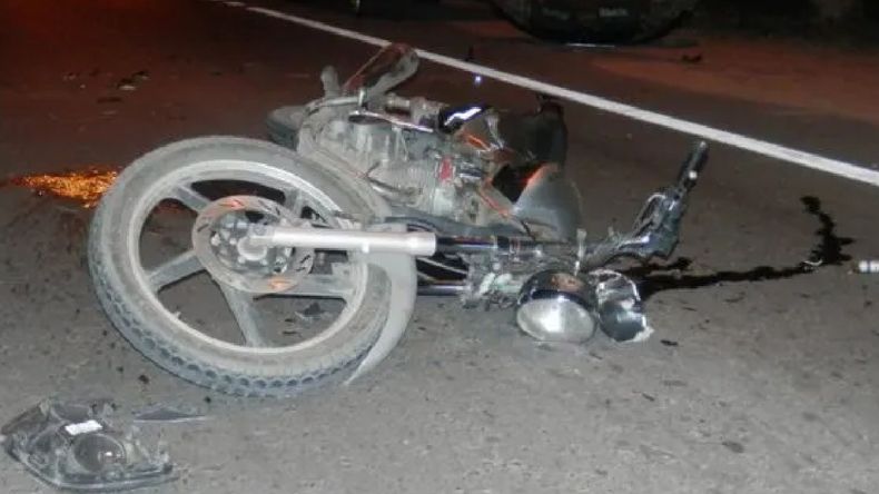Siniestros viales fatales en moto (Foto ilustrativa)