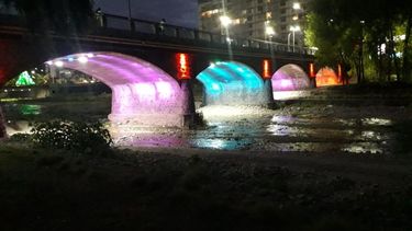 Luces en el parque Xibi Xibi.&nbsp;