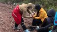 Atenciones del SAME a peregrinos de Punta Corral (Archivo)