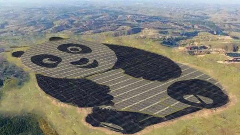 China Construyó Una Planta De Energía Solar Con Forma De Panda