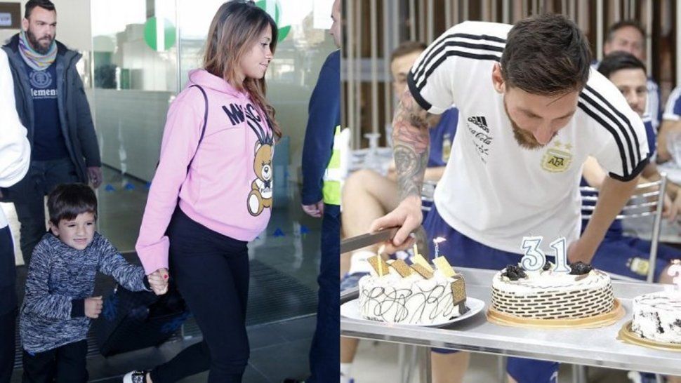 Antonella Roccuzzo viajó a Rusia para reencontrarse con Messi