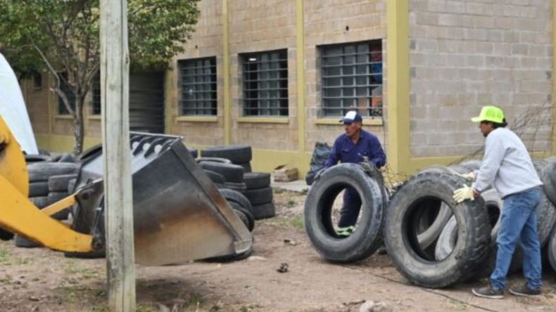 Recuperaron más de 400 cubiertas en el Neumatón de Barrio Alberdi