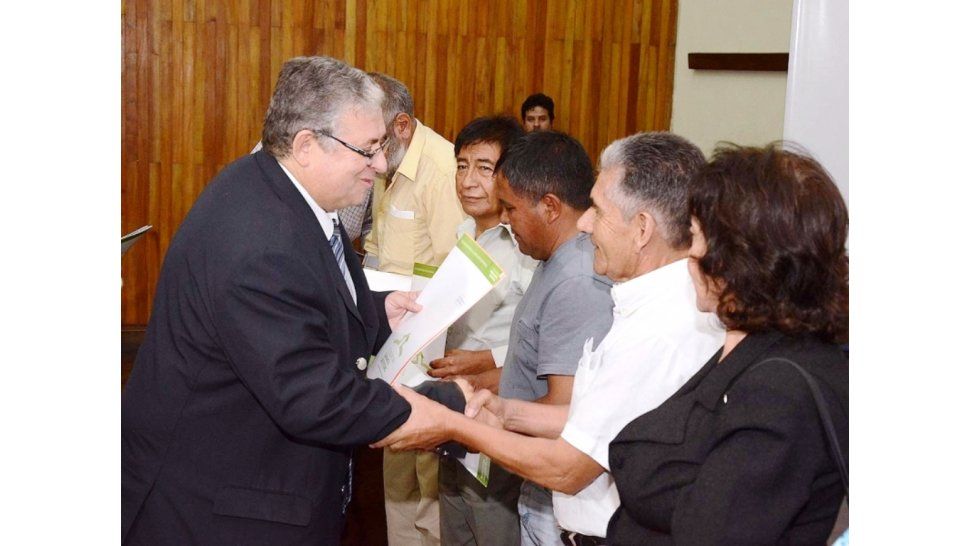 Entrega de escrituras