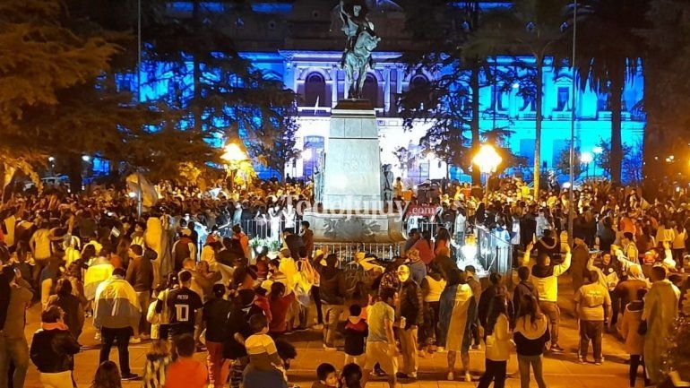 Festejos por Argentina en Jujuy