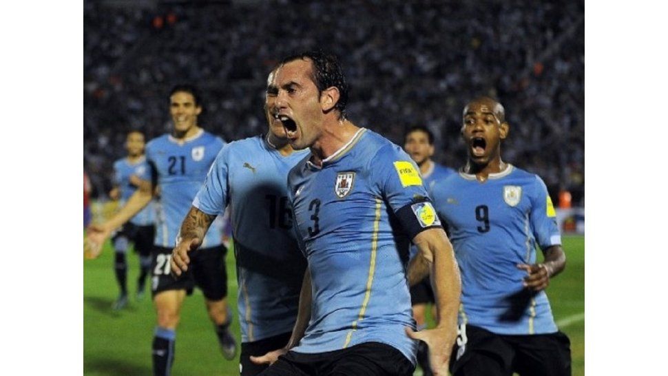Gol de Uruguay