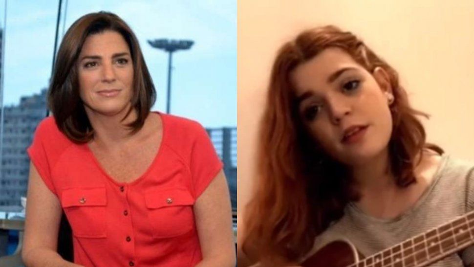 La hija menor de Pérez Volpin le dedicó una canción a su mamá