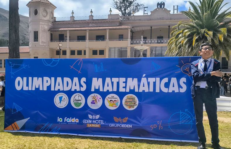 El jujeño Máximo en la Olimpíada Nacional de Matemática.