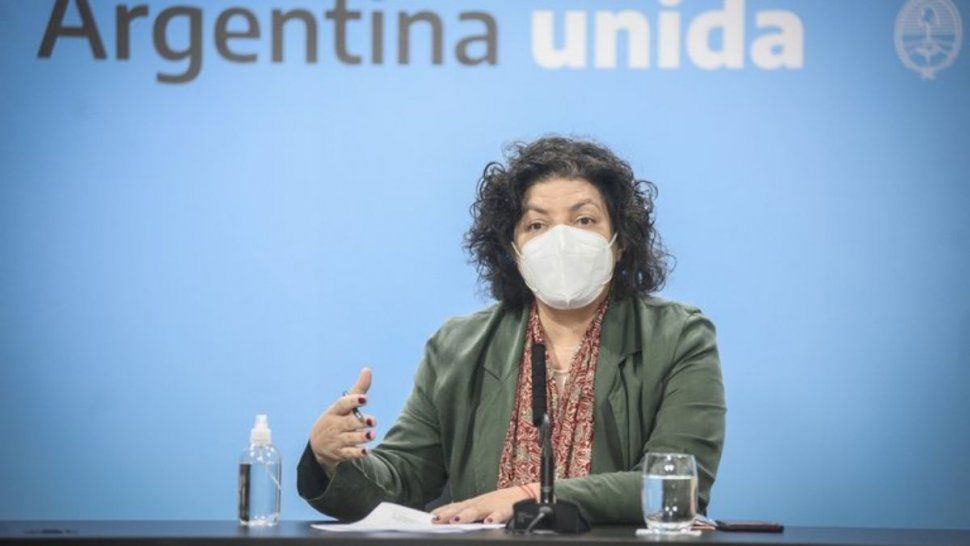 Carla Vizzotti, Ministra de Salud de la Nación.