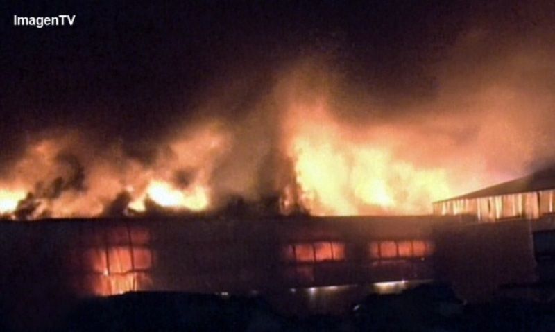 Incendio en Río Grande