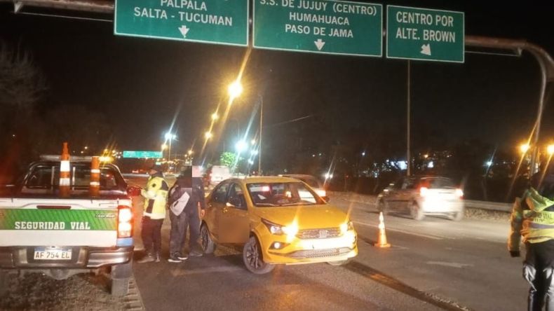En contramano por Ruta 9.