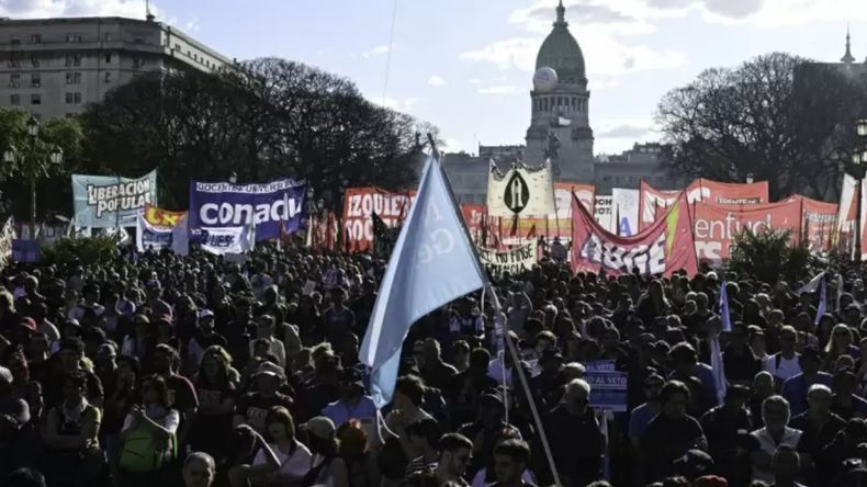 Nueva marcha de jubilados este miércoles en el Congreso (Archivo)