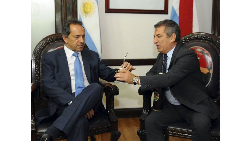 Scioli y Urribarri