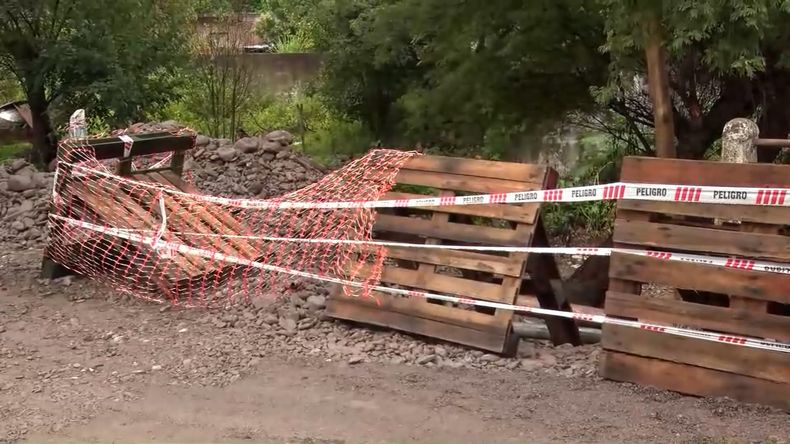 Así está el puente de Huaico que se cayó el sábado y fue restaurado