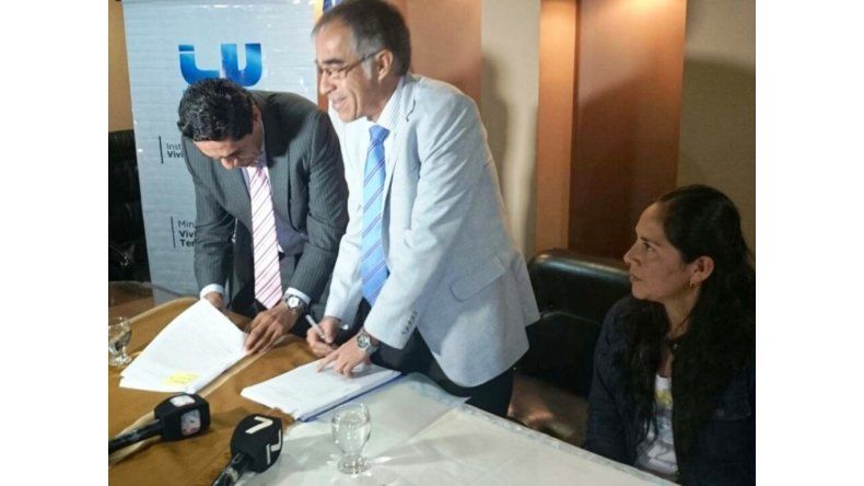 Firmaron convenio