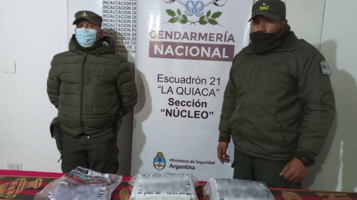 La Quiaca: lo detuvieron con 9 kilos de cocaína