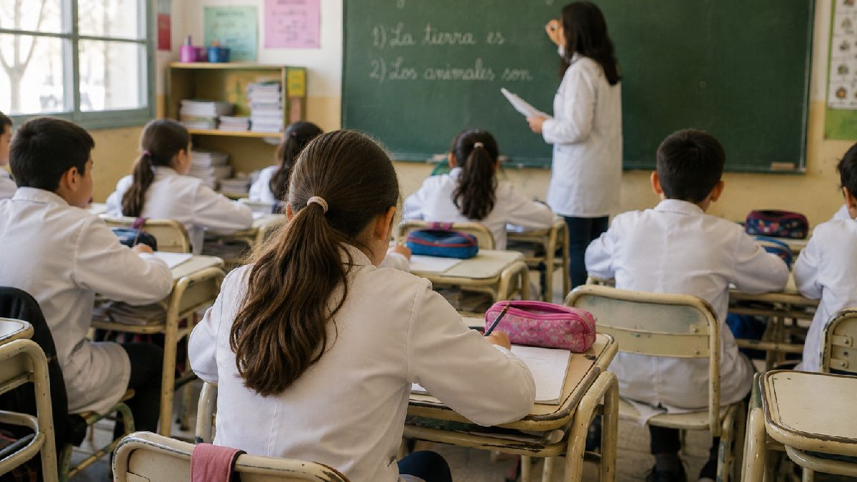 Carreradocente en Argentina (Foto generada con IA)