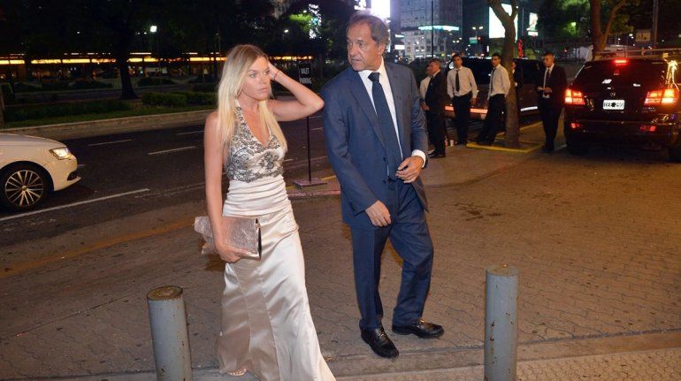 Gisela Berger y Daniel Scioli