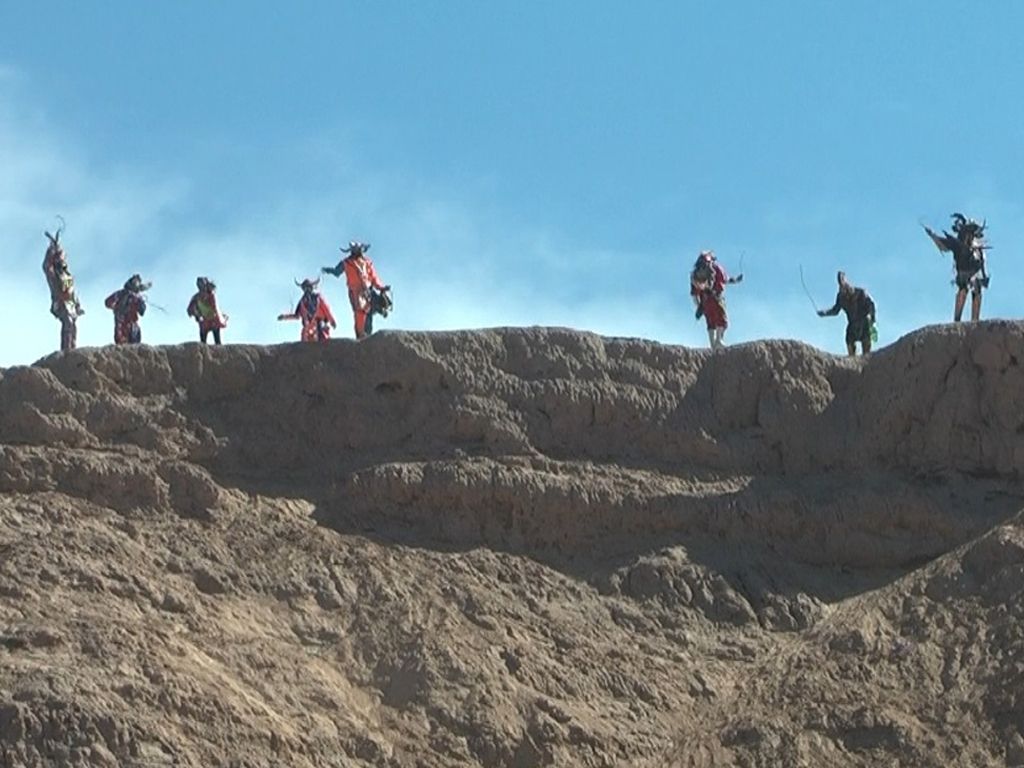 Bajada de diablitos en Uquía