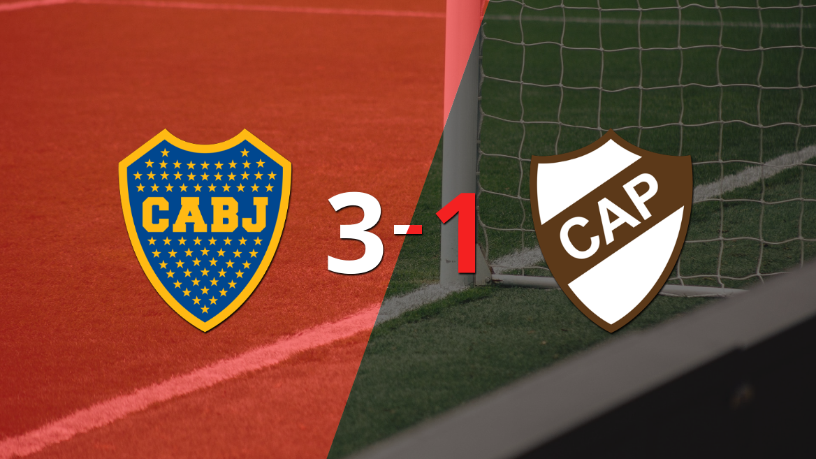 con muchos goles, boca juniors derroto 3-1 a platense