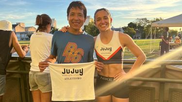 Emilia Batallay Miguel Maza entre los mejores del Nacional de Mayores de atletismo