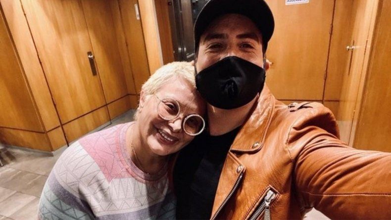 Carmen Barbieri junto a su hijo, Federico Bal.&nbsp;