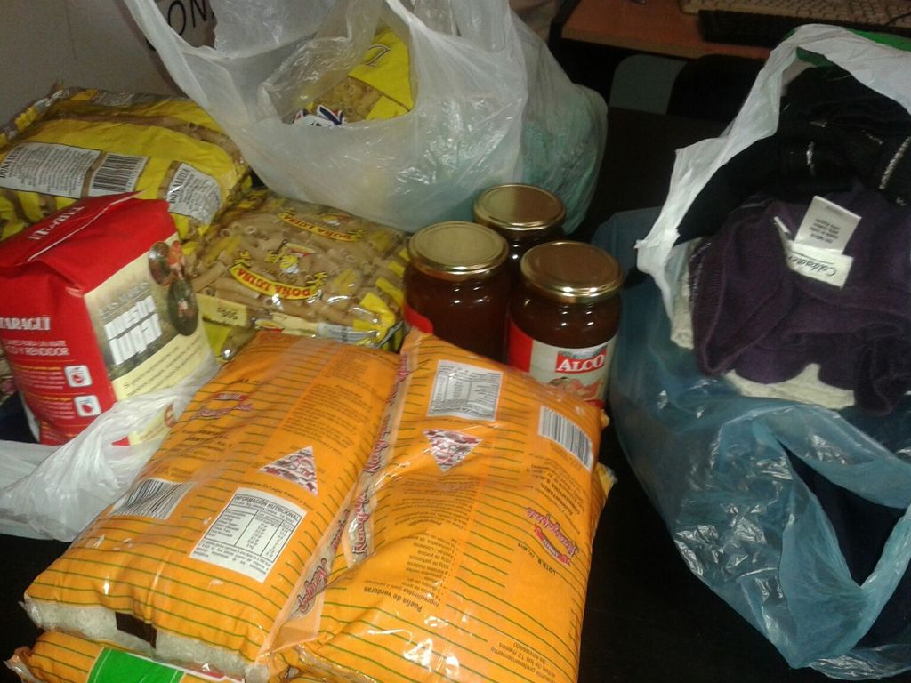 Algunas donaciones recibidas