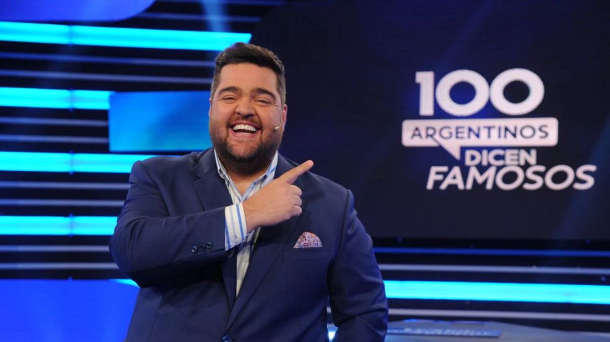 100 argentinos dicen. Darío Barassi durante el programa de El Trece que conduce.