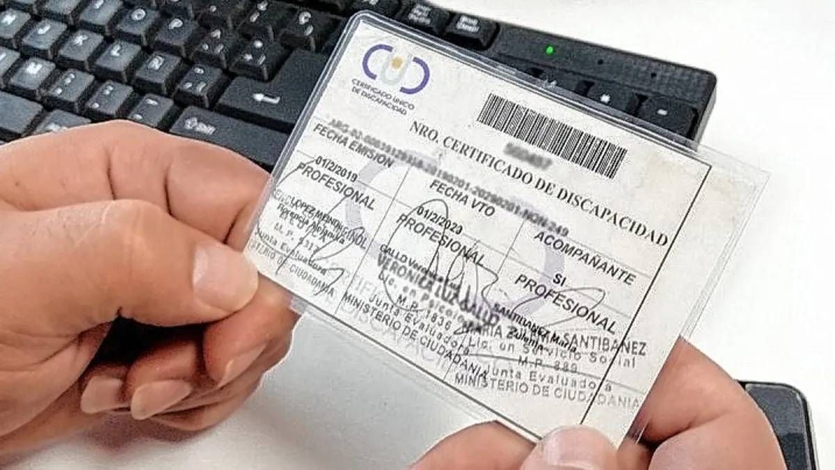 Certificado Único de Discapacidad sin vencimiento