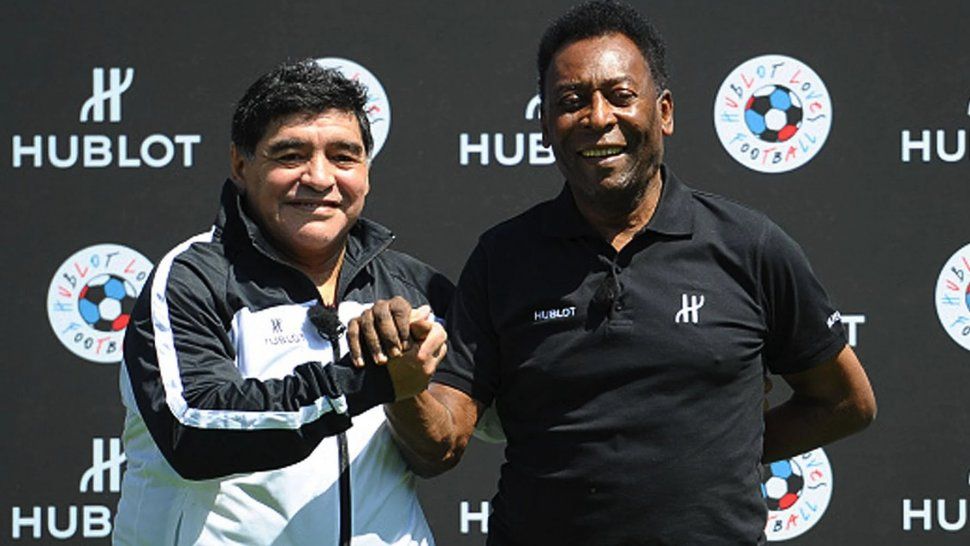Maradona saludó a Pelé en las redes sociales por su cumpleaños