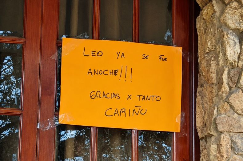 El emotivo mensaje que la familia de Lionel Scaloni dejó en la puerta de su casa en Pujato