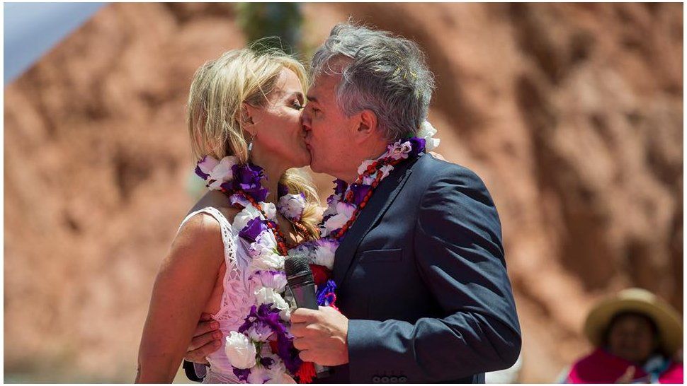 Las mejores fotos de la ceremonia ancestral del casamiento del gobernador Gerardo Morales
