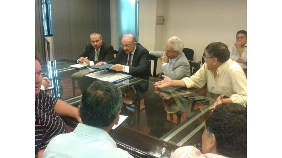 Reunión con el sector del transporte