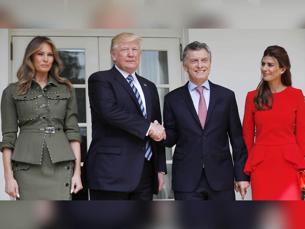 Visita oficial de Macri a Trump junto a