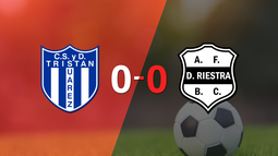 No hubo goles en el empate entre Tristán Suárez y Riestra