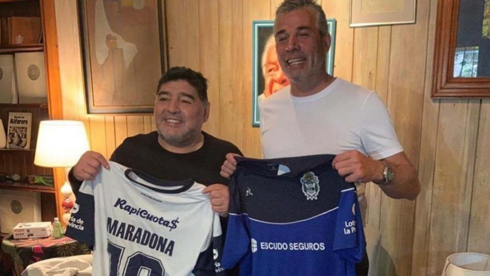 Maradona en La Plata