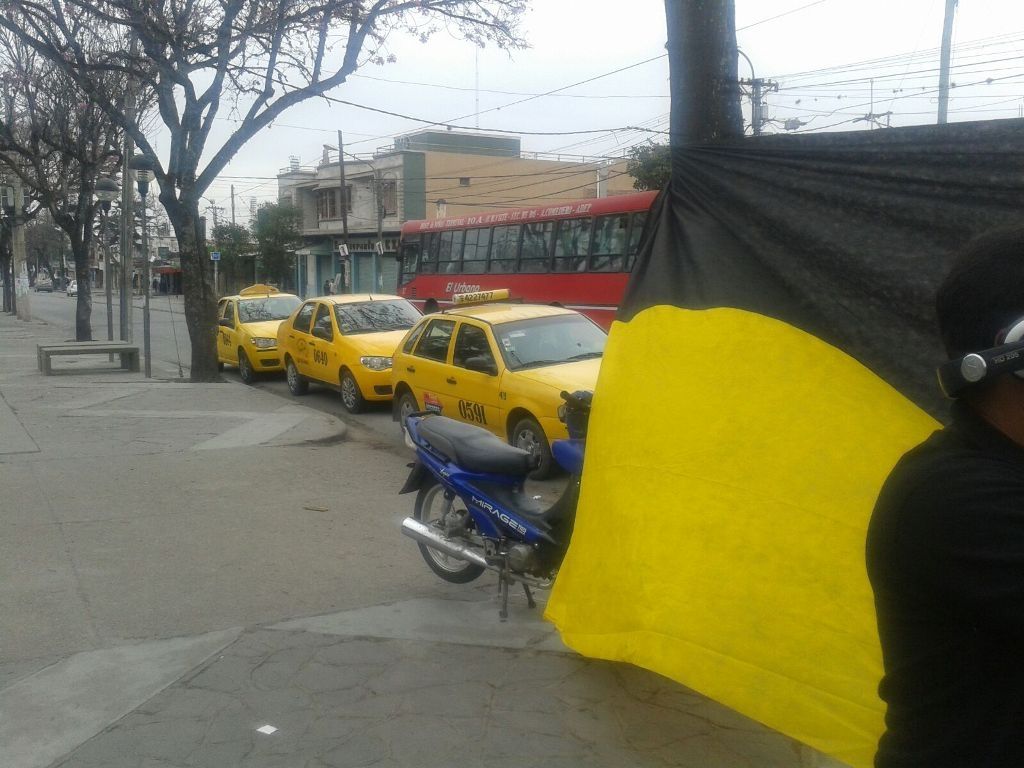 Protesta en Av. El Éxodo