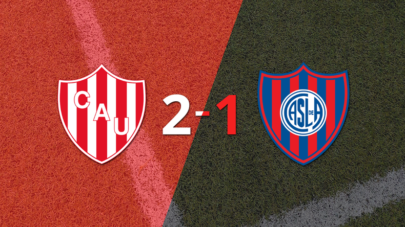 Unión logra remontada y gana 2-1 a San Lorenzo