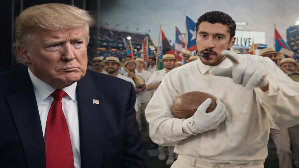 Donald Trump criticó el espectáculo de Bad Bunny en el Super Bowl: Una falta de respeto para el país.