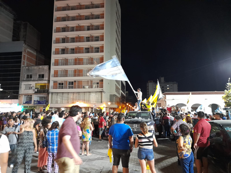 Balotaje: festejos en Jujuy.