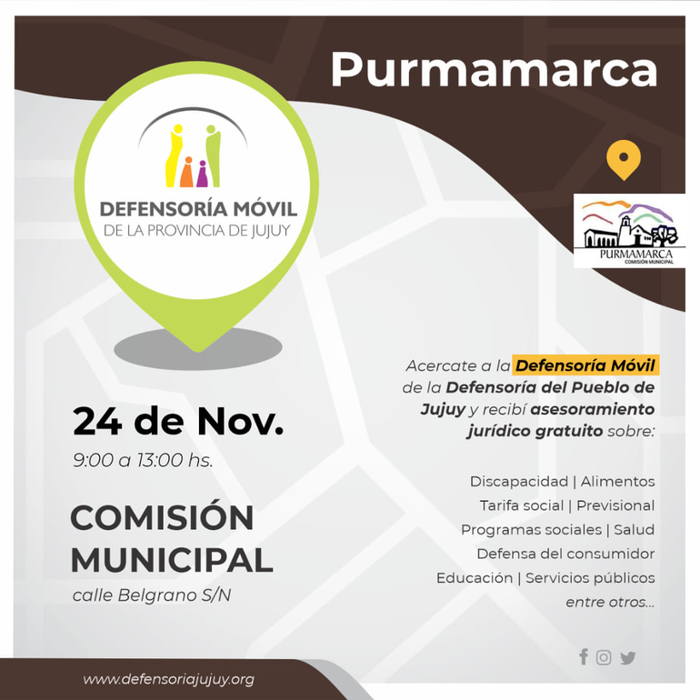 Purmamarca: está la Defensoría Móvil este jueves 24