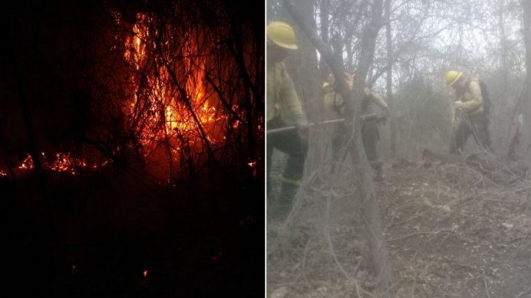 Incendio en Calilegua