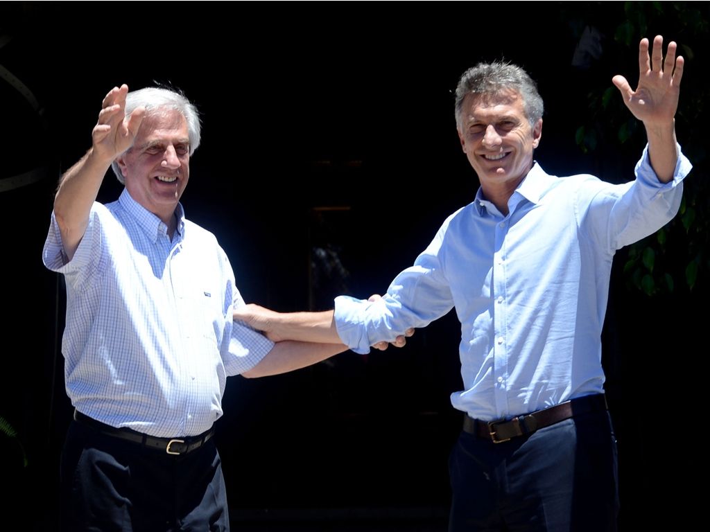 Mauricio Macri y Tabaré Vázquez